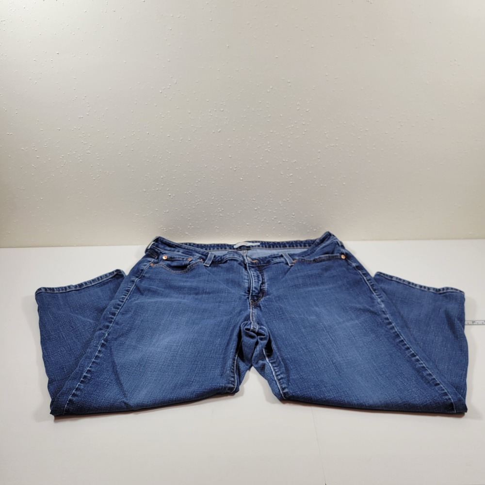 Levi's Boyfriend Jeans Women 20W Blue Excellent Mid Rise Straight Leg 28944-0020